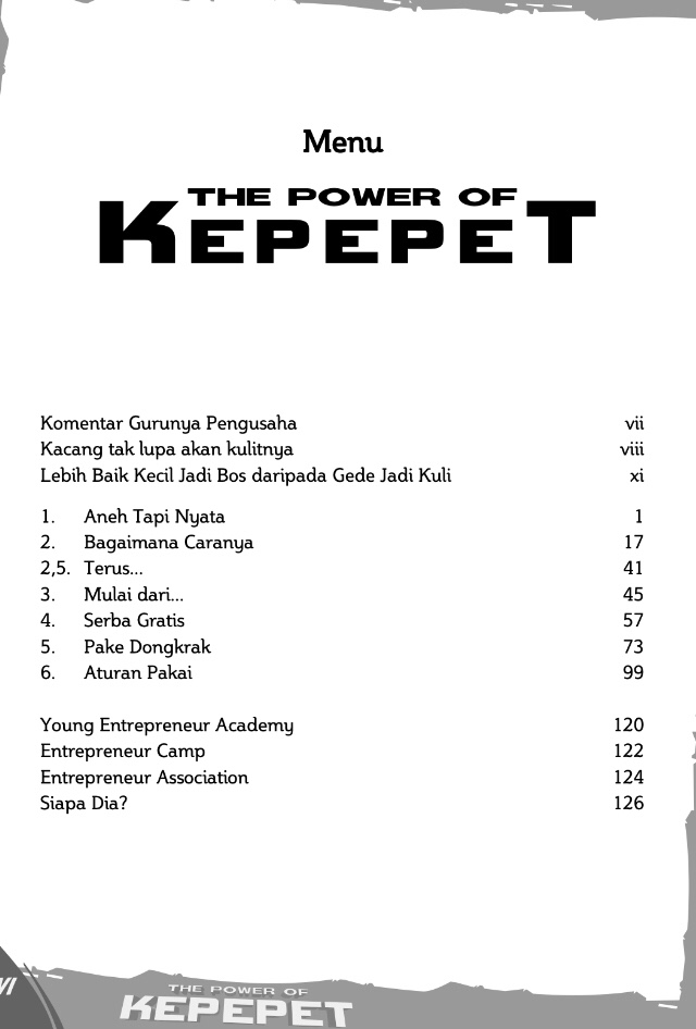 Buku #2 The Power Of Kepepet